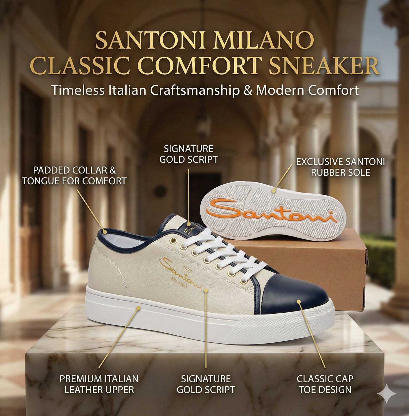 Santoni Milano Classic Comfort Sneakers - Image 23