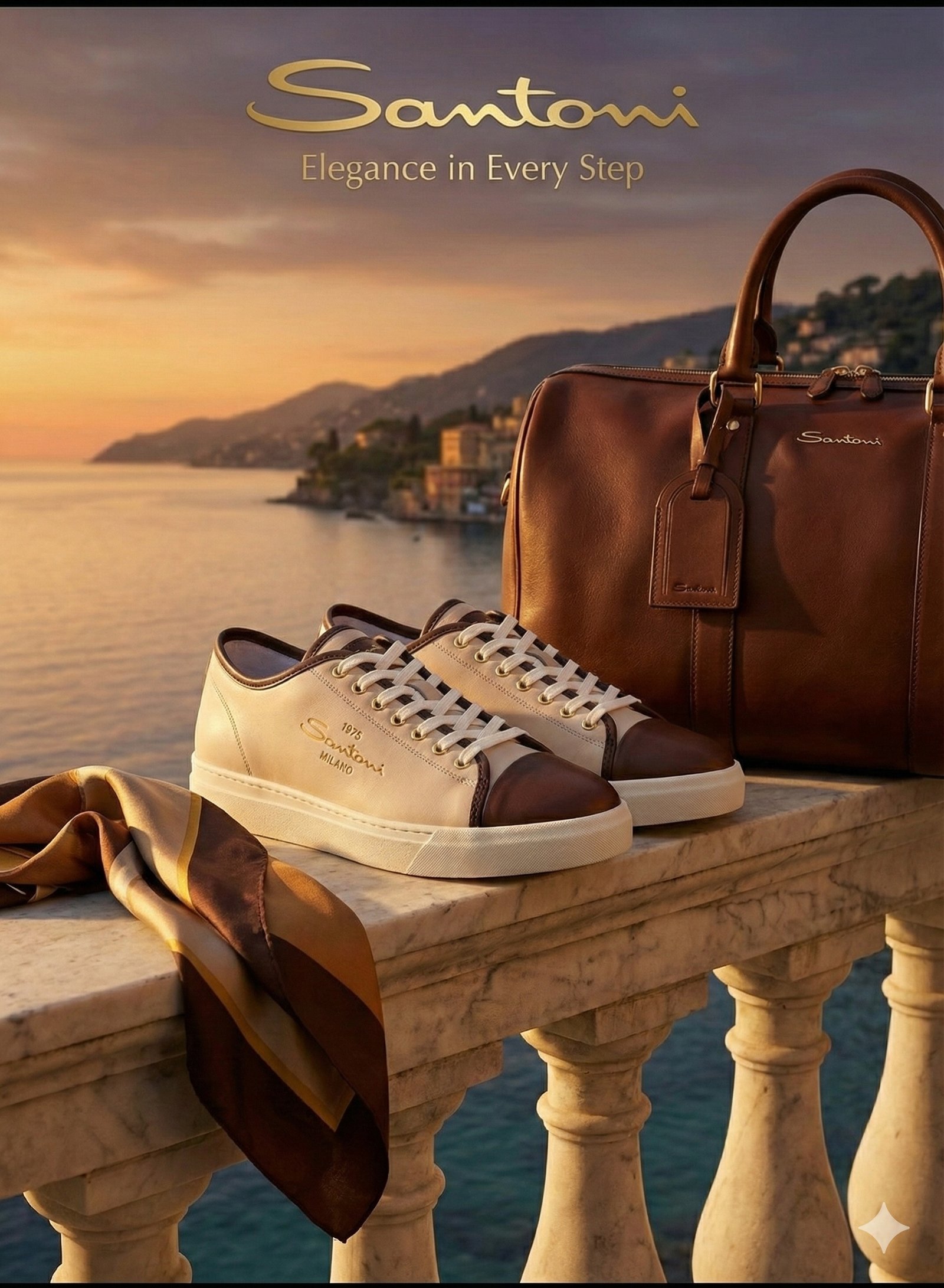 Santoni Milano Classic Comfort Sneakers - Image 2
