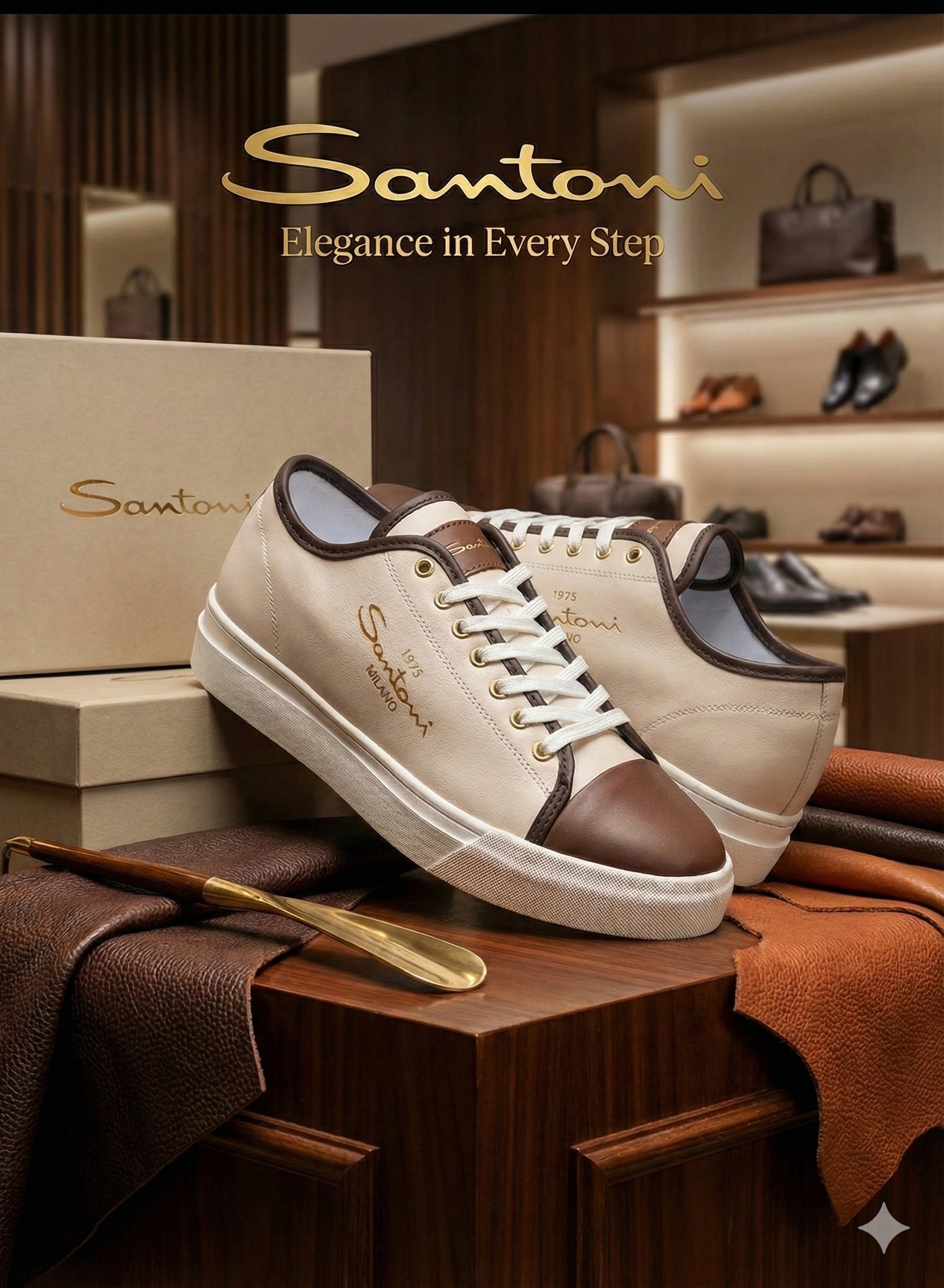 Santoni Milano Classic Comfort Sneakers - Image 3