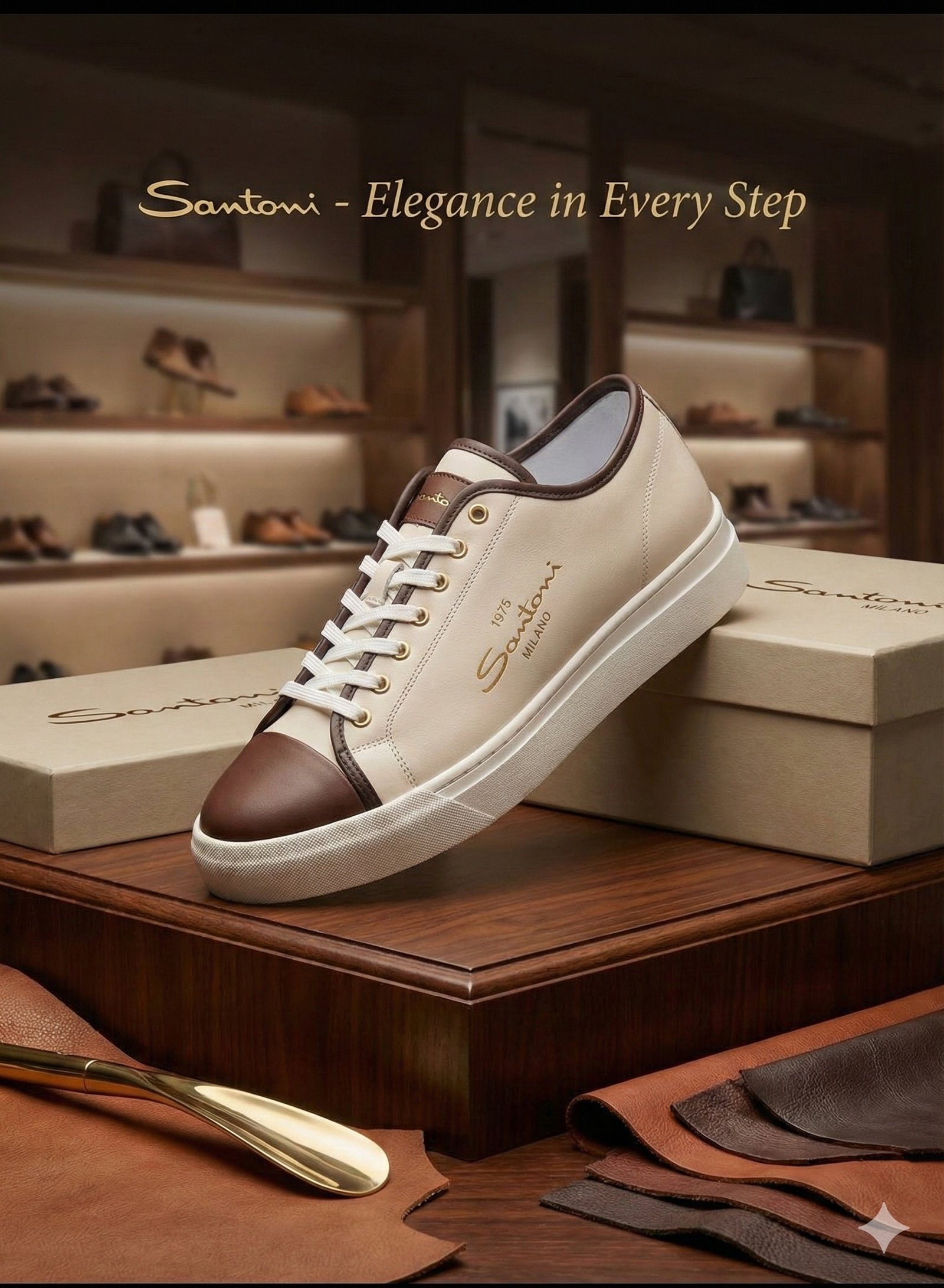 Santoni Milano Classic Comfort Sneakers - Image 5