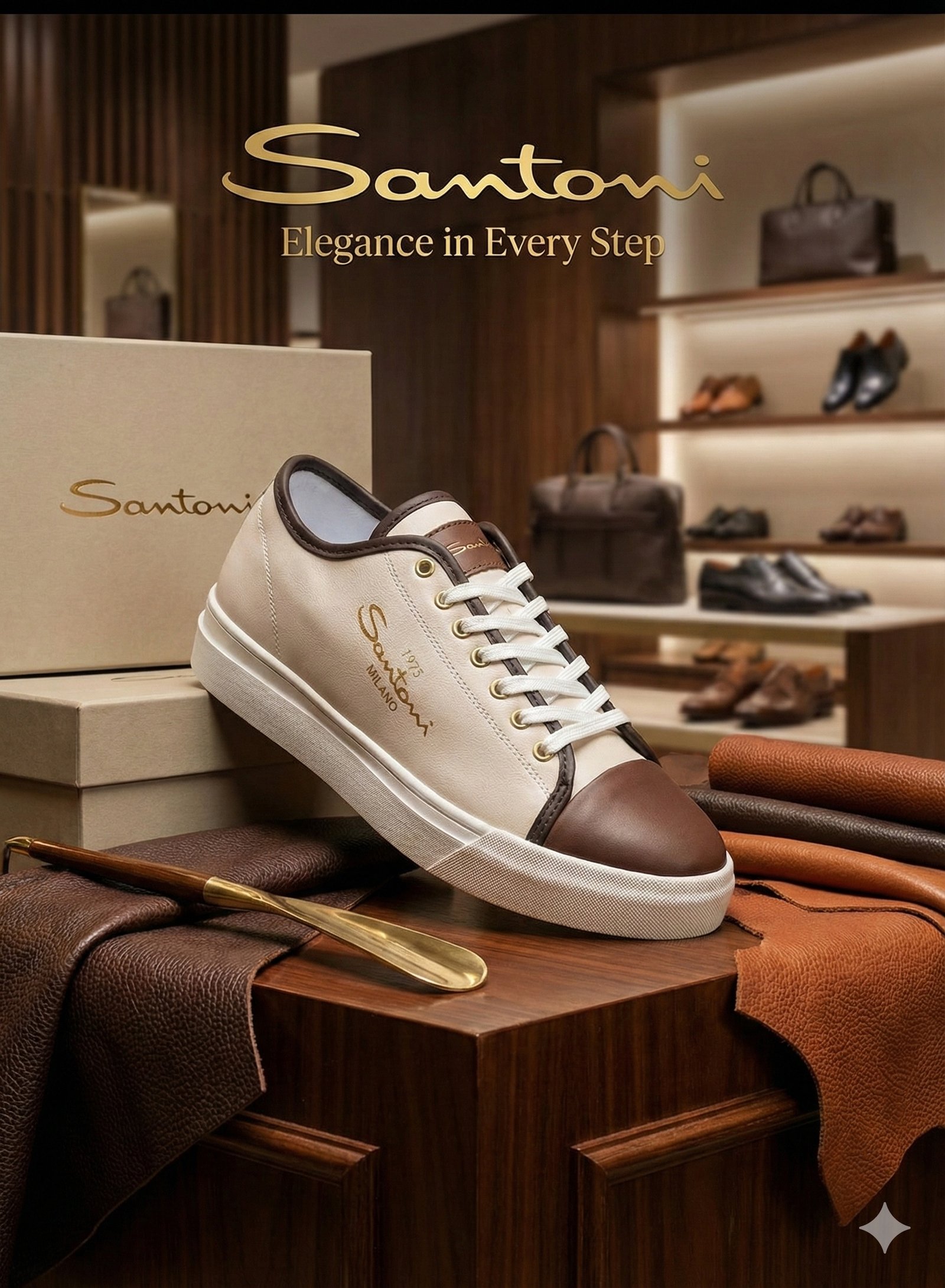 Santoni Milano Classic Comfort Sneakers - Image 6