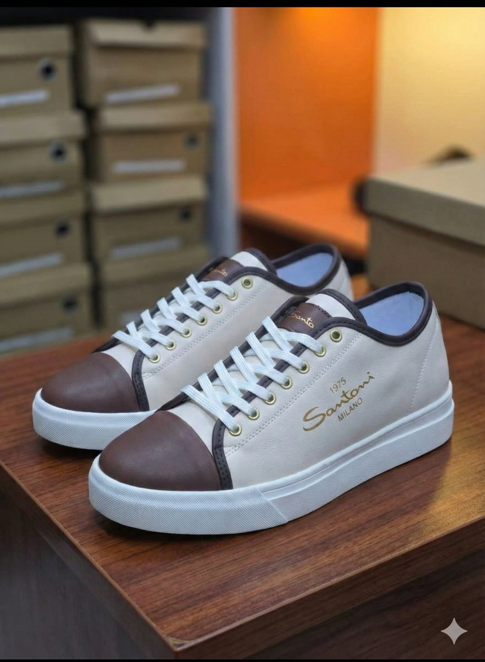 Santoni Milano Classic Comfort Sneakers