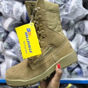 Tactical Light-Weight Military-Grade Comfortable Combat Boots in Tan 00507